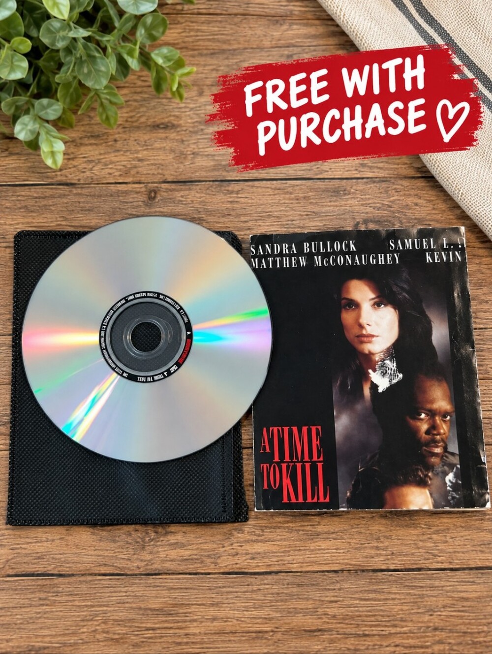 Free Item A time to kill DVD movie